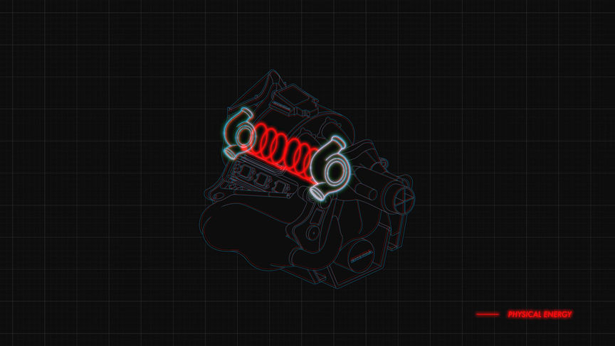 3D CAD model motorgenerátorovej jednotky Kinetic